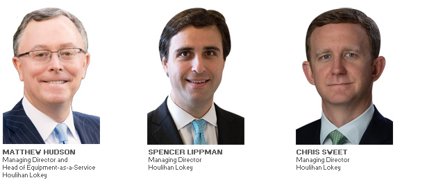 Authors Matthew Hudson, Spencer Lippman and Chris Sweet of Houlihan Lokey’s Business Services Group on Equipment Finance Advisor