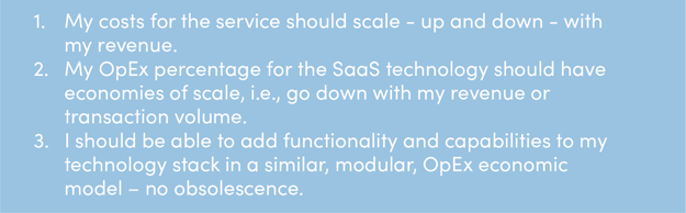 Tamarack Chart of Saas on Equipment Finance Advisor