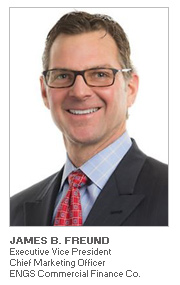 Photo of James B. Freund, Executive Vice President and Chief Marketing Officer of ENGS Commercial Finance Company