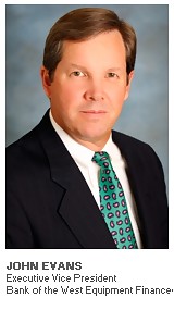 Photo of John Evans - Executive Vice President - Bank of the West Equipment Finance