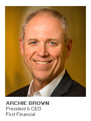 Equipment Finance article with Archie Brown - President & CEO - First Financial