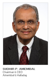 Photo of Sudhir P. Amembal - Chairman & CEO - Amembal & Halladay